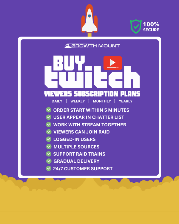 Features GrowthMount Offer for Twitch Viewers
