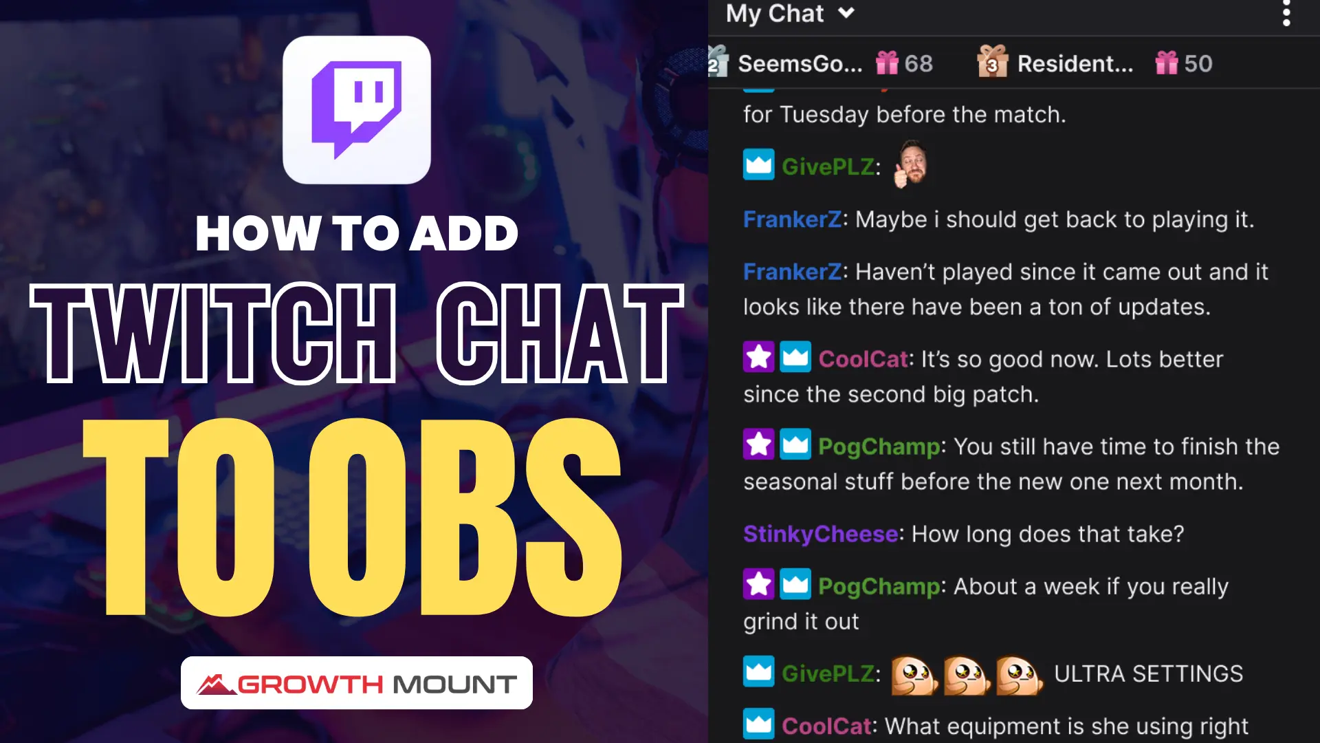 How To Add Twitch Chat To OBS Easy Methods GrowthMount