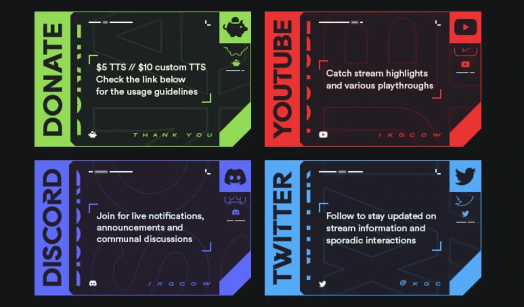 Donation & Social Links