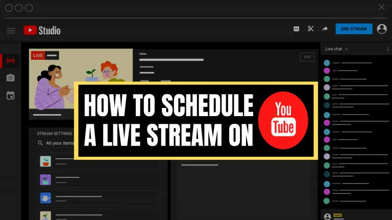 How To Schedule A Live Stream On YouTube
