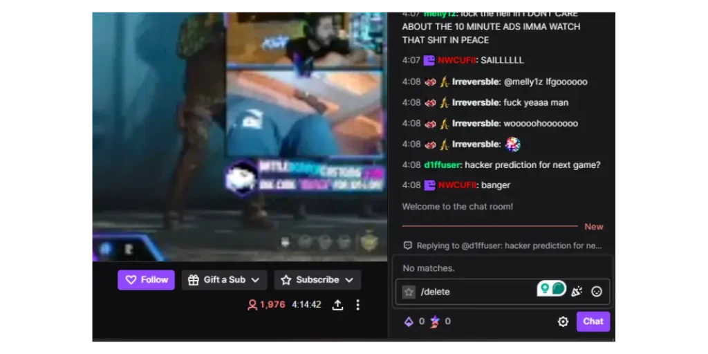 Using Chat Commands
